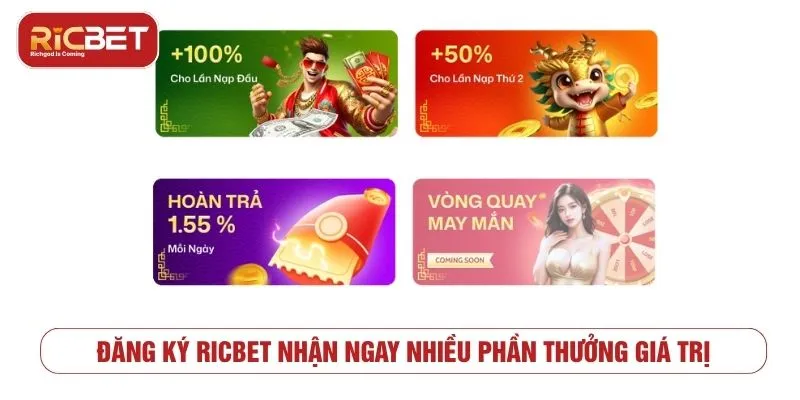Đăng Ký RICBET - Hướng Dẫn Tạo Tài Khoản Cho Người Mới Lưu ý điều kiện khuyến mãi khi đăng ký RICBET